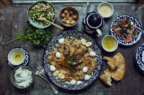 Typical food, dishes, gastronomy of Uzbekistan
