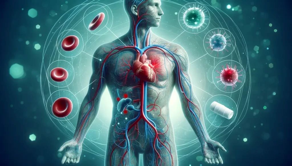 How does the circulatory system affect the immune system?