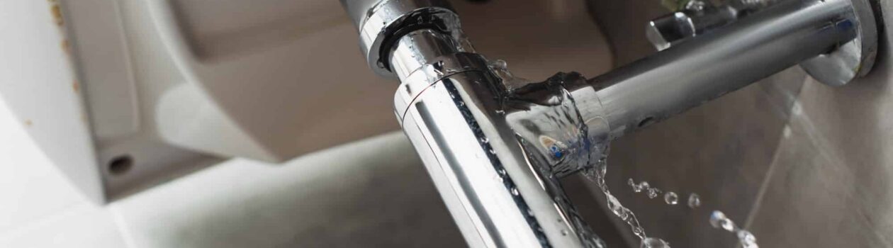 Why is the pipe under my kitchen sink leaking water?