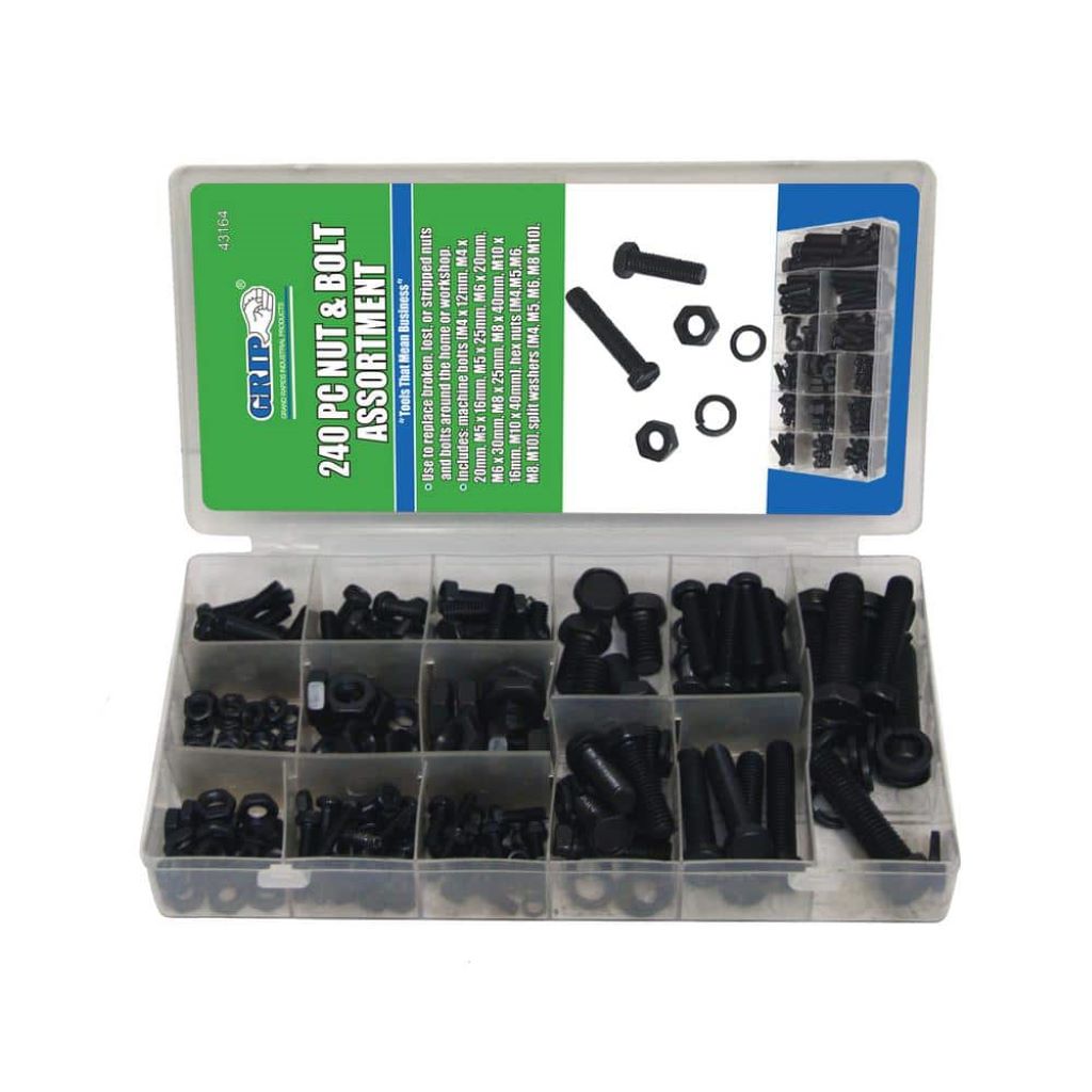 Durable fastener assortment kit for DIY and workshop use in Ohio (OH)
