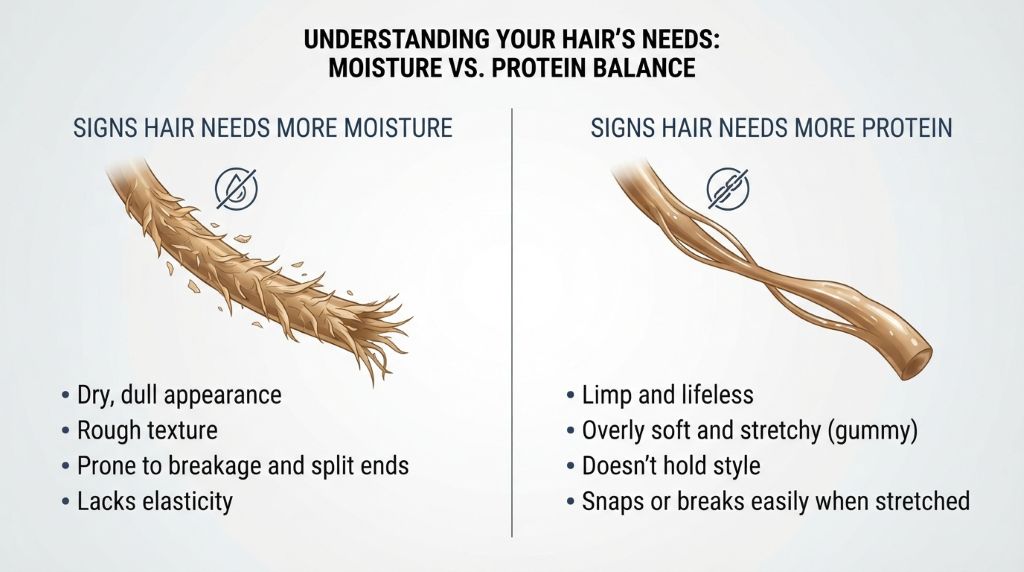 Healthy hair care for moisture and strength