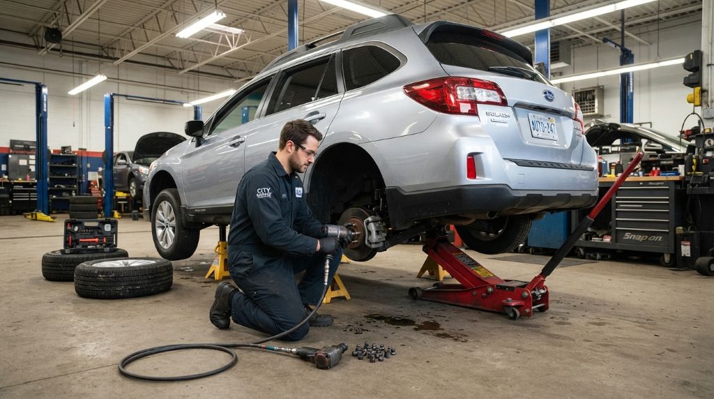 Tire rotation pattern for even tread wear