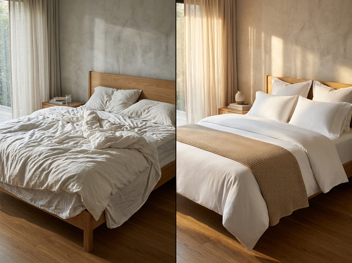 Wonder why your bed never looks like the ones in magazines? Discover the styling secrets, layering tricks, and pillow arrangements to transform it today.